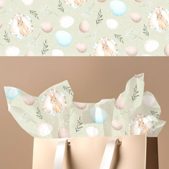 Easter Eggs & Bunny Pattern Tissue Paper (Easter Eggs & Bunny Pattern Tissue Paper)