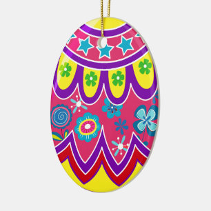 Easter Eggs Ceramic Tree Decoration