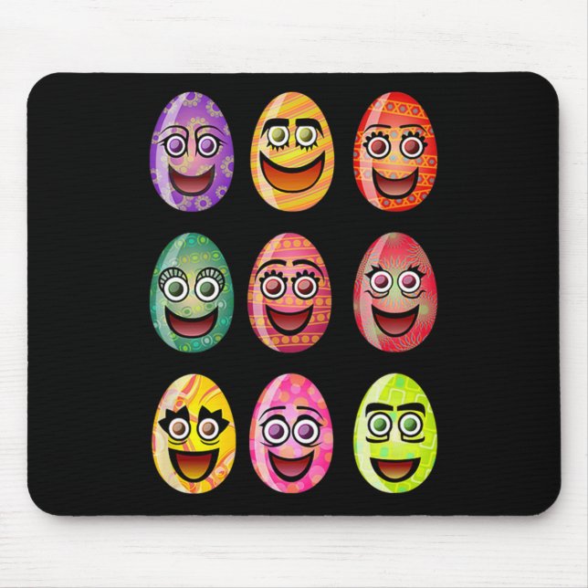Easter Eggs Family Matching Easter Day Group Men W Mouse Pad (Front)