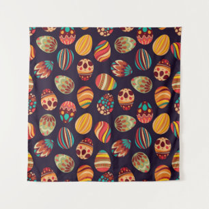 Easter eggs: festive seamless design. tapestry