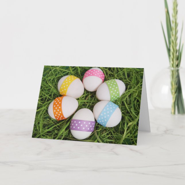 Easter Eggs greeting card (Front)