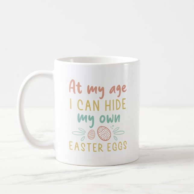 Easter Eggs Hide Coffee Mug (Left)
