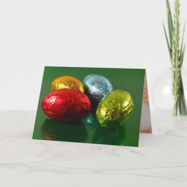 Easter Eggs Holiday Card (Front)