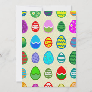 Easter Eggs Holiday Card