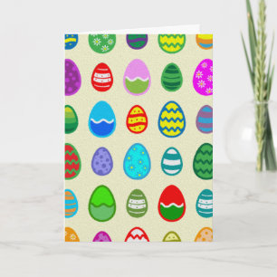 Easter Eggs Holiday Card