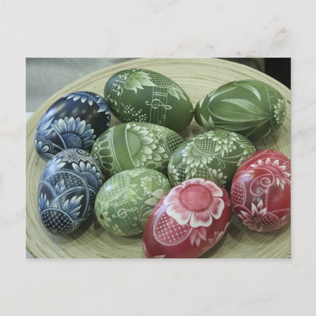 Easter eggs. holiday postcard (Front)