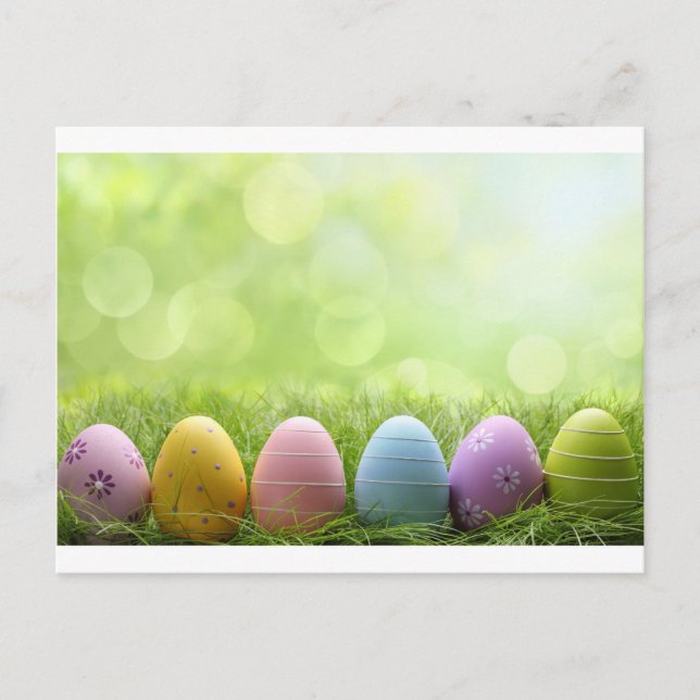 Easter Eggs Holiday Postcard (Front)