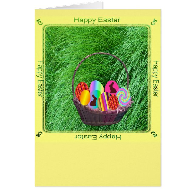 Easter Eggs in a Basket  (Front)