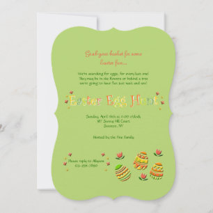 Easter Eggs Invitation