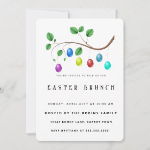 Easter Eggs Invitation