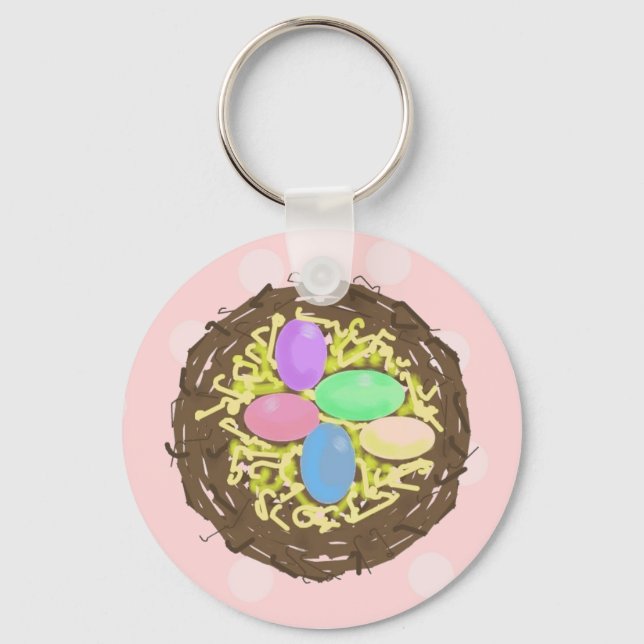 Easter Eggs Key Ring (Front)