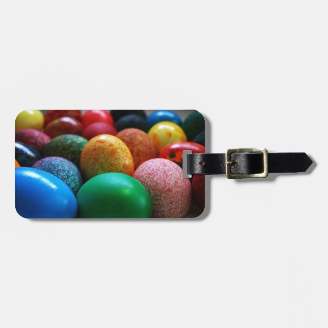Easter Eggs Luggage Tag (Front Horizontal)