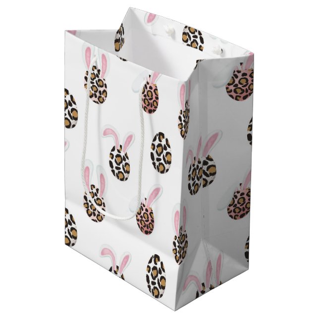 Easter Eggs Medium Gift Bag (Front Angled)
