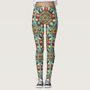 EASTER EGGS ~ Multicoloured 3D ~ Leggings
