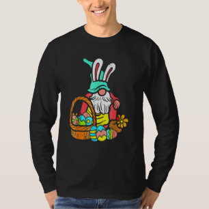Easter Eggs Nordic Garden Gnome Bunny Basket Tomte T-Shirt