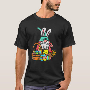 Easter Eggs Nordic Garden Gnome Bunny Basket Tomte T-Shirt