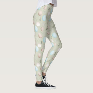 EASTER EGGS PATTERN LEGGINGS