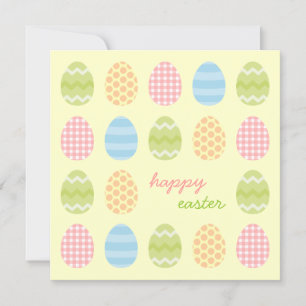 Easter Eggs Picnic party invitation