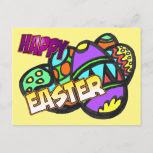 Easter Eggs Postcard Customisable