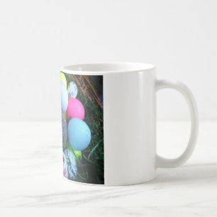 Easter Eggs, Rabbit Golf Balls Coffee Mug
