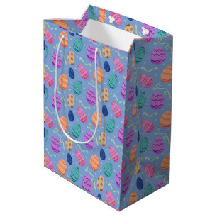 Easter Eggs Seamless Pattern Medium Gift Bag
