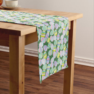 Easter Eggs Short Table Runner
