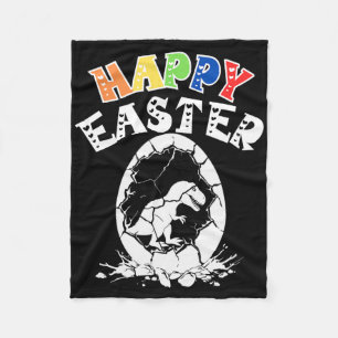 Easter Eggs T Rex Dino Boys Fleece Blanket