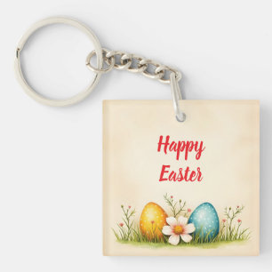Easter Eggs Vintage Popular Collection Key Ring