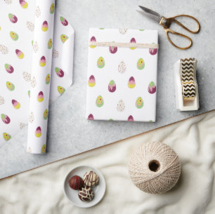 Easter eggs. wrapping paper