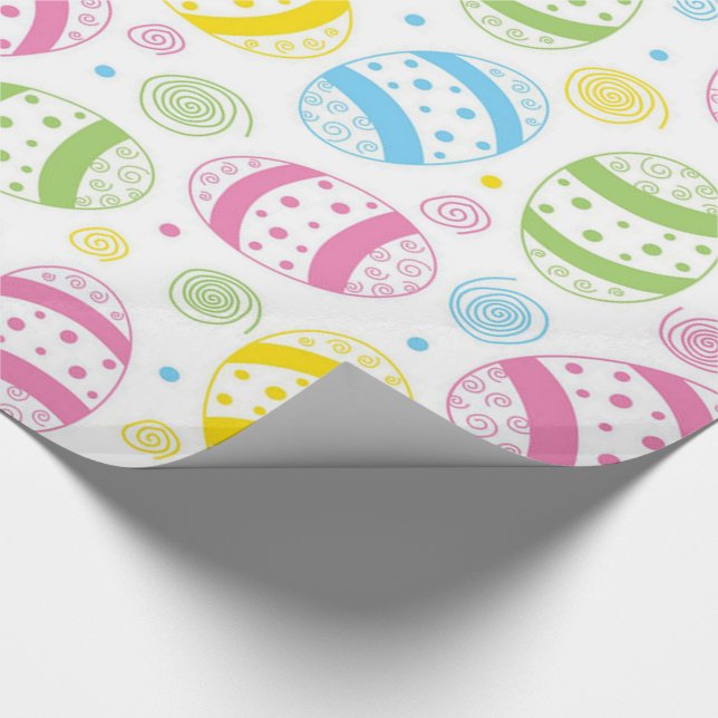 Easter Eggs Wrapping Paper (Corner)