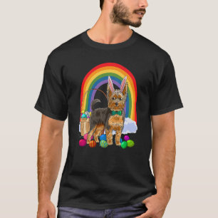 Easter Eggs Yorkshire Terrier Bunny Yorkie Dog Pre T-Shirt