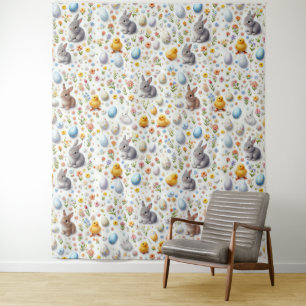Easter Elements Scattered - Tapestries