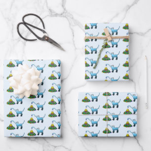 Easter Elephants Egg Hunt Wrapping Paper Sheet
