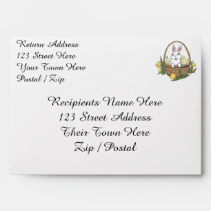 Easter Envelopes Custom Easter Bunny Envelopes