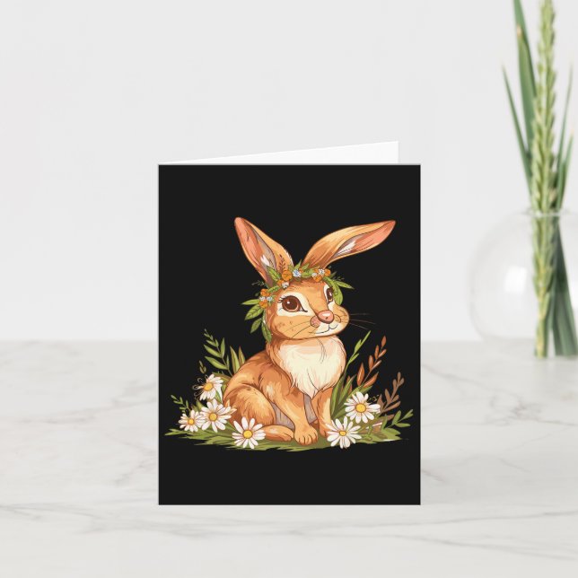 Easter Eostre Pagan Witchcraft Spring Ostara  Card (Front)
