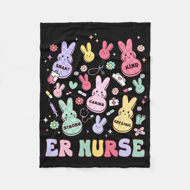 Easter Er Emergency Department Nurse Practitioner  Fleece Blanket (Front)