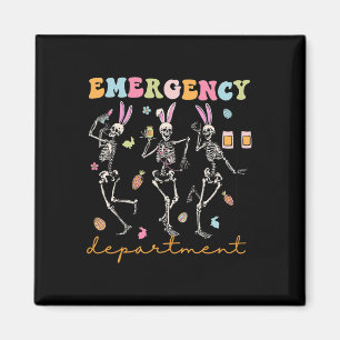 Easter Er Nurse Emergency Department Room Dancing  Magnet