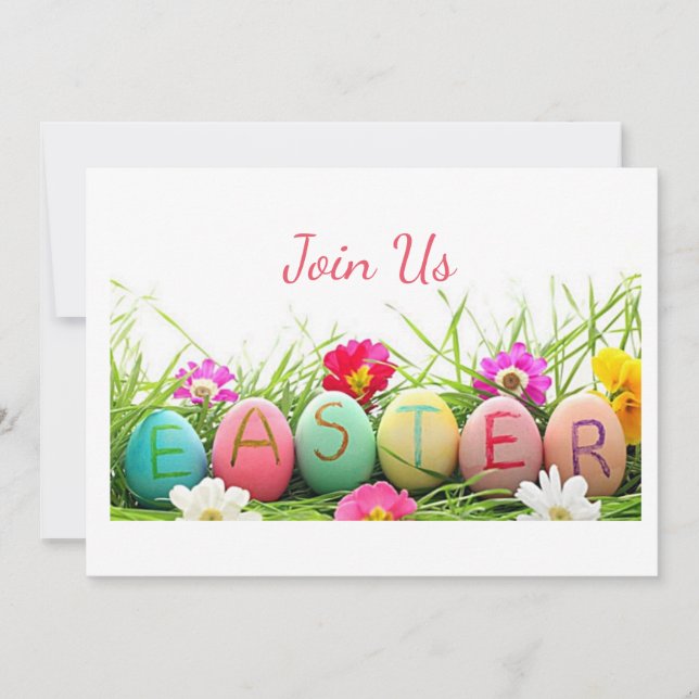 ***EASTER** EVENT &quot;JOIN US&quot; INVITATION (Front)