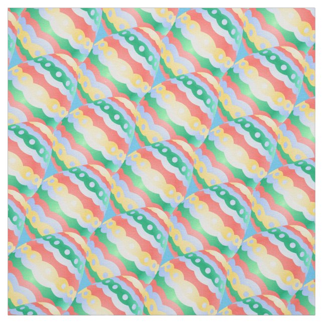 Easter Fabric Easter Egg Fabrics Personalised (Swatch)