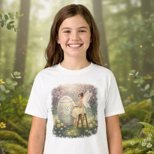 Easter Fairy Painting Egg Spring T-Shirt