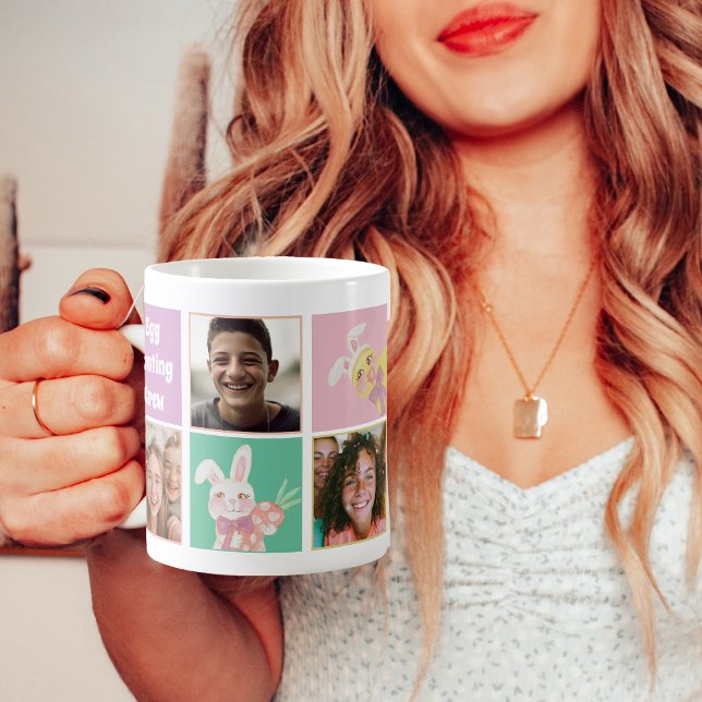 Easter Family Photo Egg Hunting Crew Keepsake Cute Coffee Mug (Creator Uploaded)