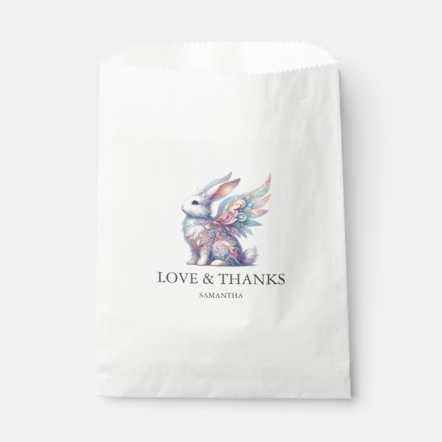 Easter Favour Bags Mystical Bunny (Front)