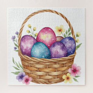 Easter floral basket  jigsaw puzzle
