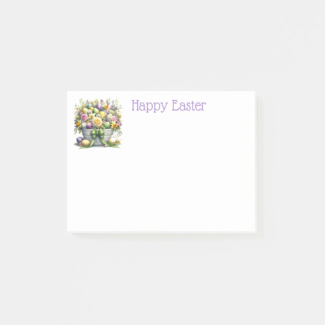 Easter Floral Basket Notes (Front)