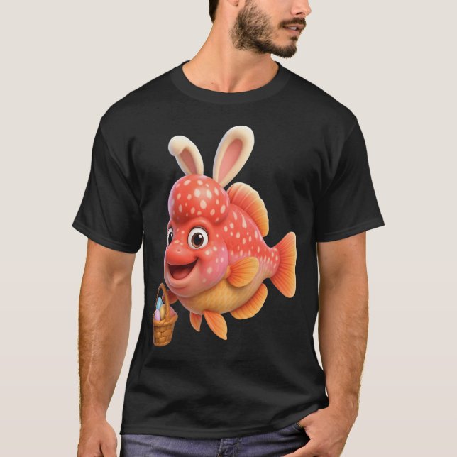 Easter Flowerhorn Cichlid T-Shirt (Front)