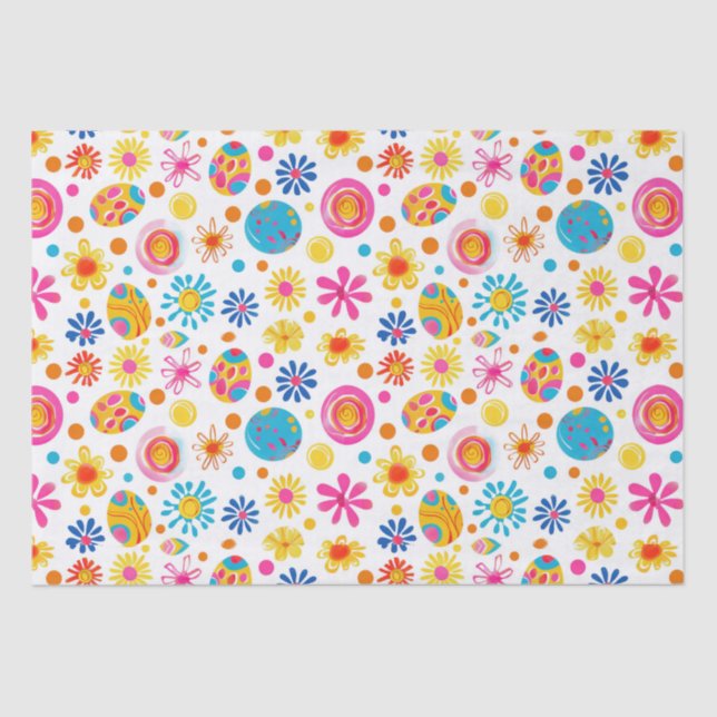 Easter Flowers  Tissue Paper (Front)