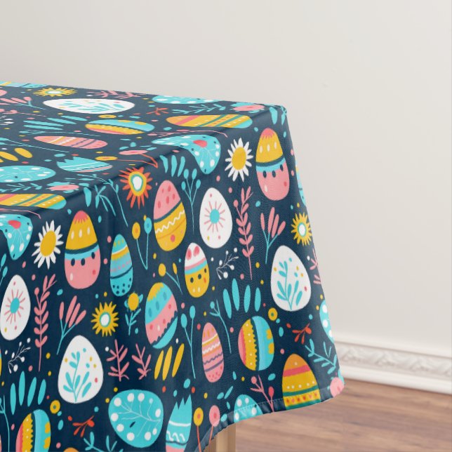 Easter Folk Garden Tablecloth (In Situ)