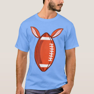 Easter Football Bunny Ears Happpy Easter Day T-Shi T-Shirt