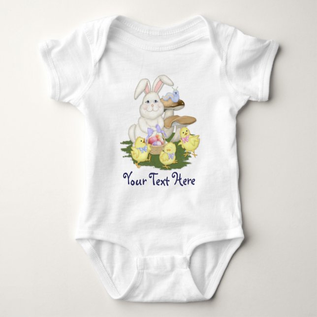 Easter Friends Baby Bodysuit (Front)
