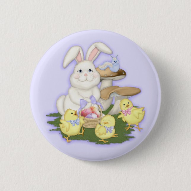 Easter Friends Button (Front)